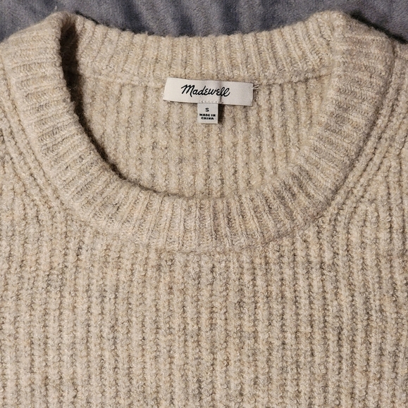 Madewell Peplum Pullover Sweater - Picture 3 of 8
